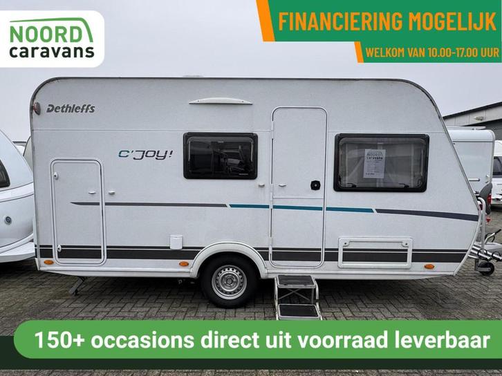 DETHLEFFS C'JOY 410 LK STAPELBED + MOVER  + LUIFEL + FIETSE, Caravans en Kamperen, Caravans, Bedrijf, tot en met 4, 750 - 1000 kg