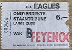 Toegangskaartje Go Ahead Eagles - Feijenoord eind jaren 70, Ophalen of Verzenden, Gebruikt, Overige binnenlandse clubs