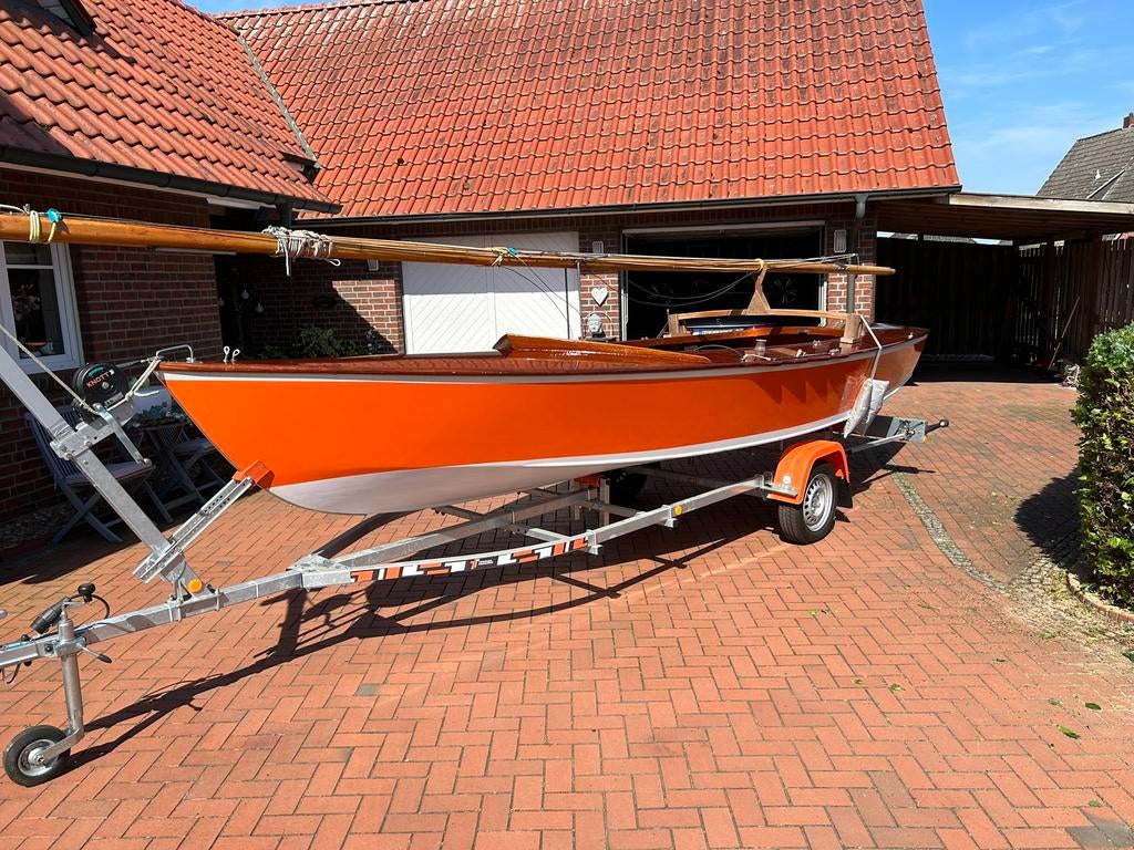 Spanker op nieuwe Boottrailer, Watersport en Boten, Ophalen, Zo goed als nieuw