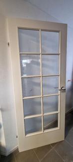 Mooie opdek binnendeur met facetruitjes, Ophalen, 80 tot 100 cm, Binnendeur, Zo goed als nieuw