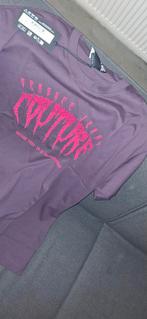 Nieuw Versace Couture T-shirt XL - Loose Fit, Paars, Maat 56/58 (XL), Nieuw, Versace Couture