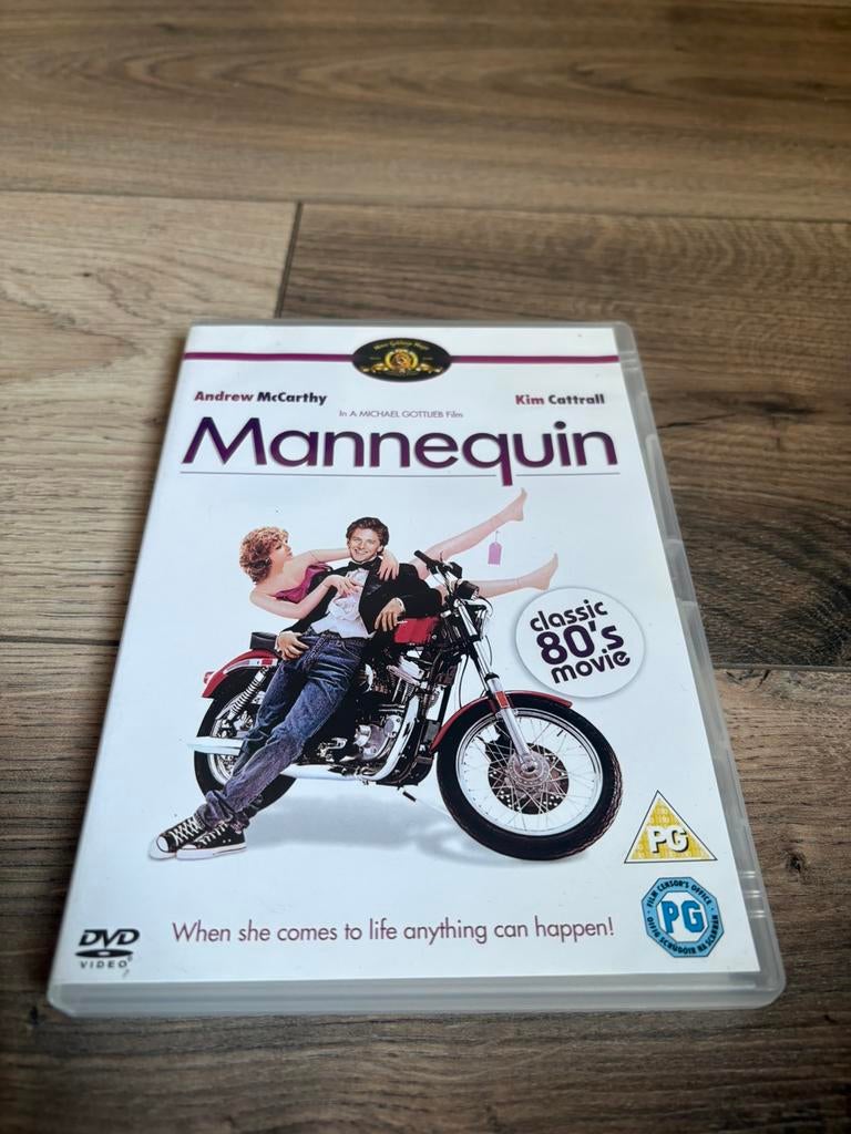 Mannequin met Andrew McCarthy *UK import*, Alle leeftijden, Ophalen of Verzenden, Zo goed als nieuw, Actiekomedie