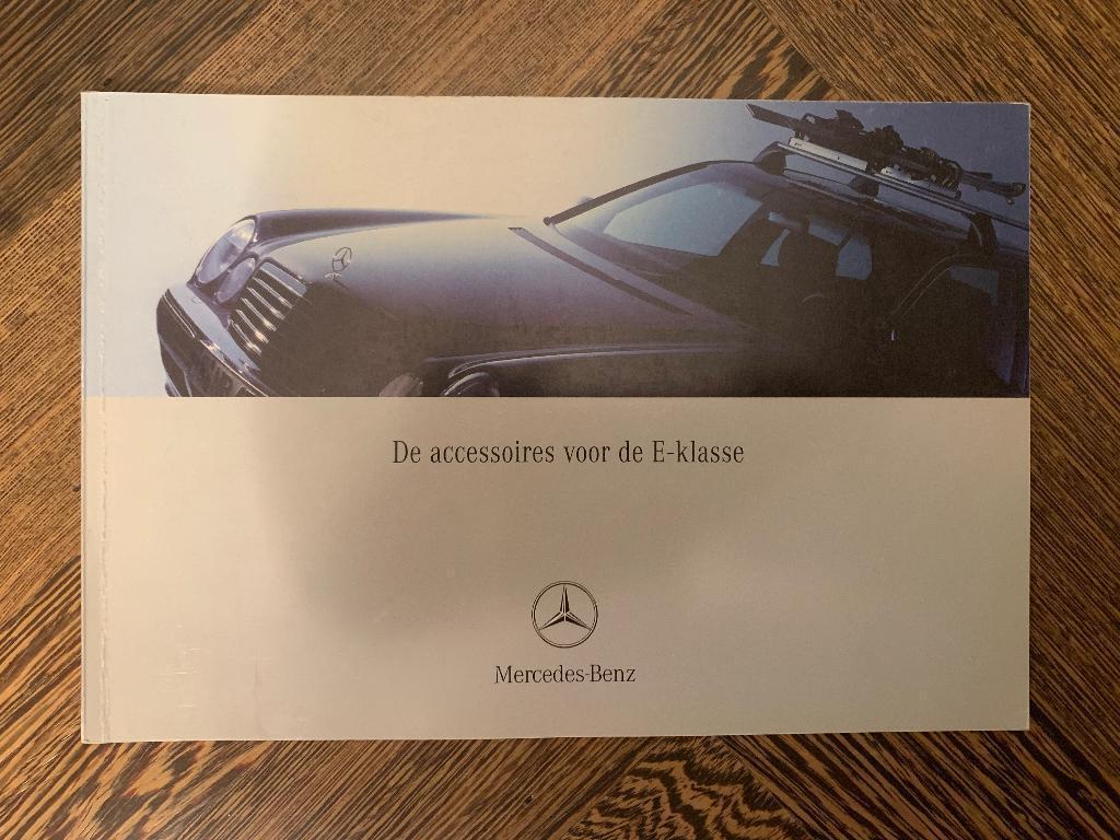 Accessoiresbrochure Mercedes-Benz E-klasse W210 2000 NL, Zo goed als nieuw, Mercedes-Benz, Mercedes, Ophalen of Verzenden