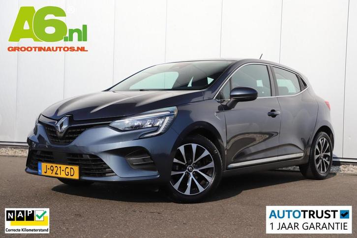 Renault Clio 1.0 TCe Intens 101PK Half Leder 16 inch LMV Nav, Auto's, Renault, Bedrijf, Te koop, Clio, ABS, Airbags, Airconditioning