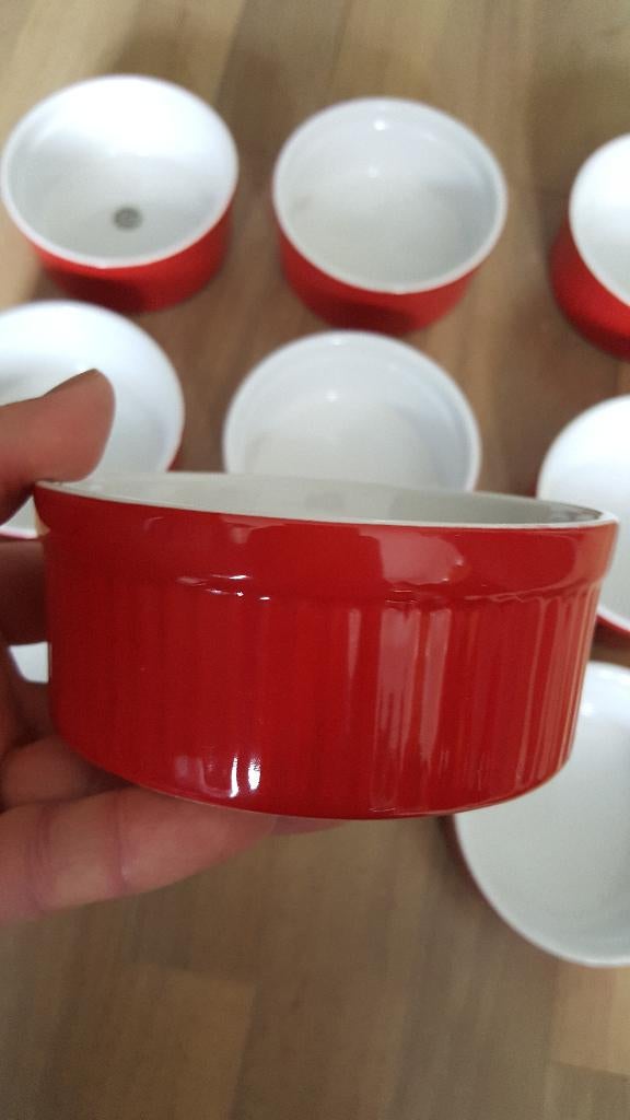 Creme brulee schaaltjes, Ophalen, Overige stijlen, Porselein, Schaal of Schalen