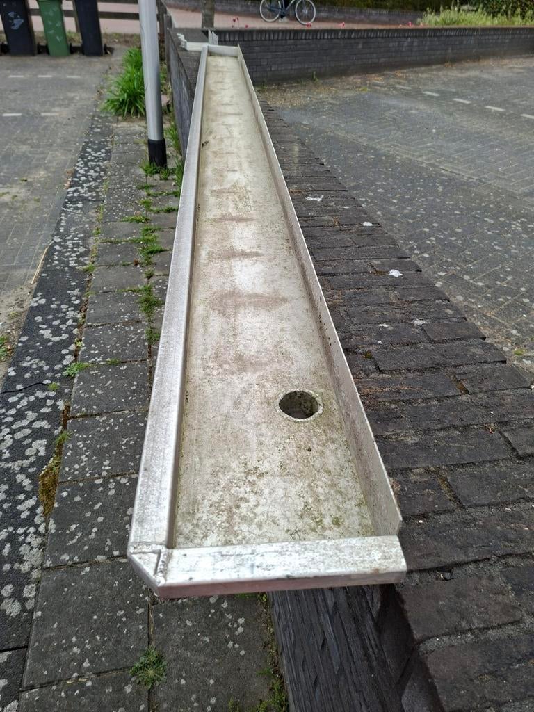 Aluminium dakgoot, Ophalen, Aluminium