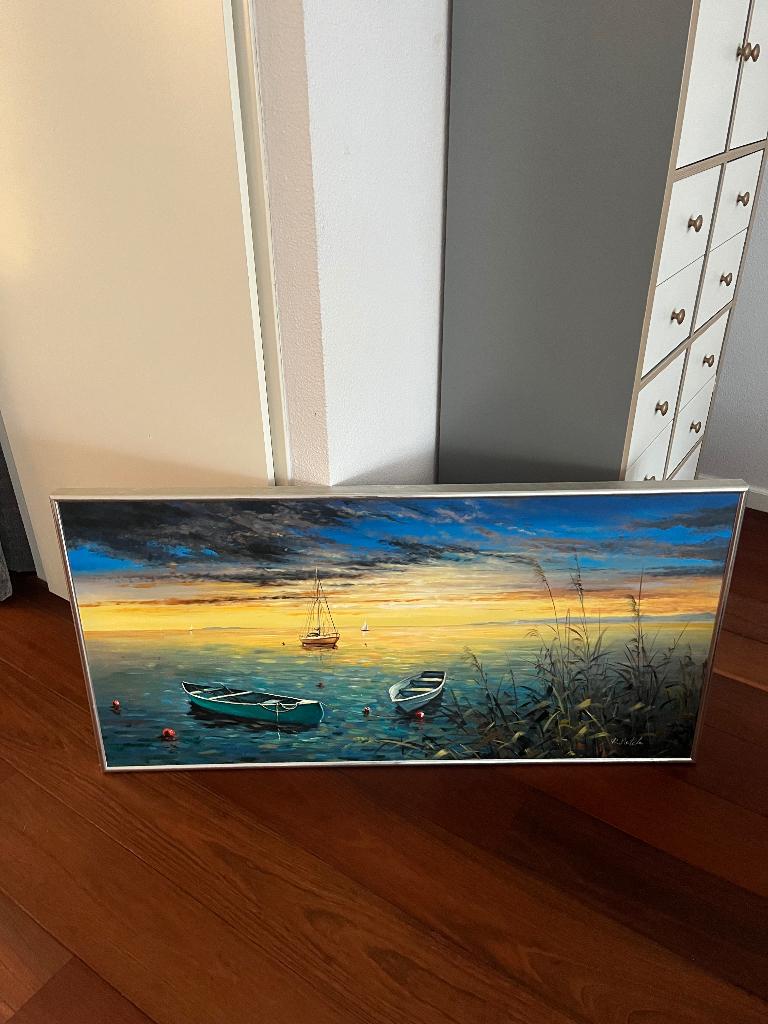Schilderij 120 cm bij 60 cm, Ophalen