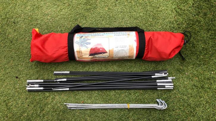 Strandtent - beache shelter  270x120x120 cm, Caravans en Kamperen, Windschermen, Gebruikt, Ophalen of Verzenden