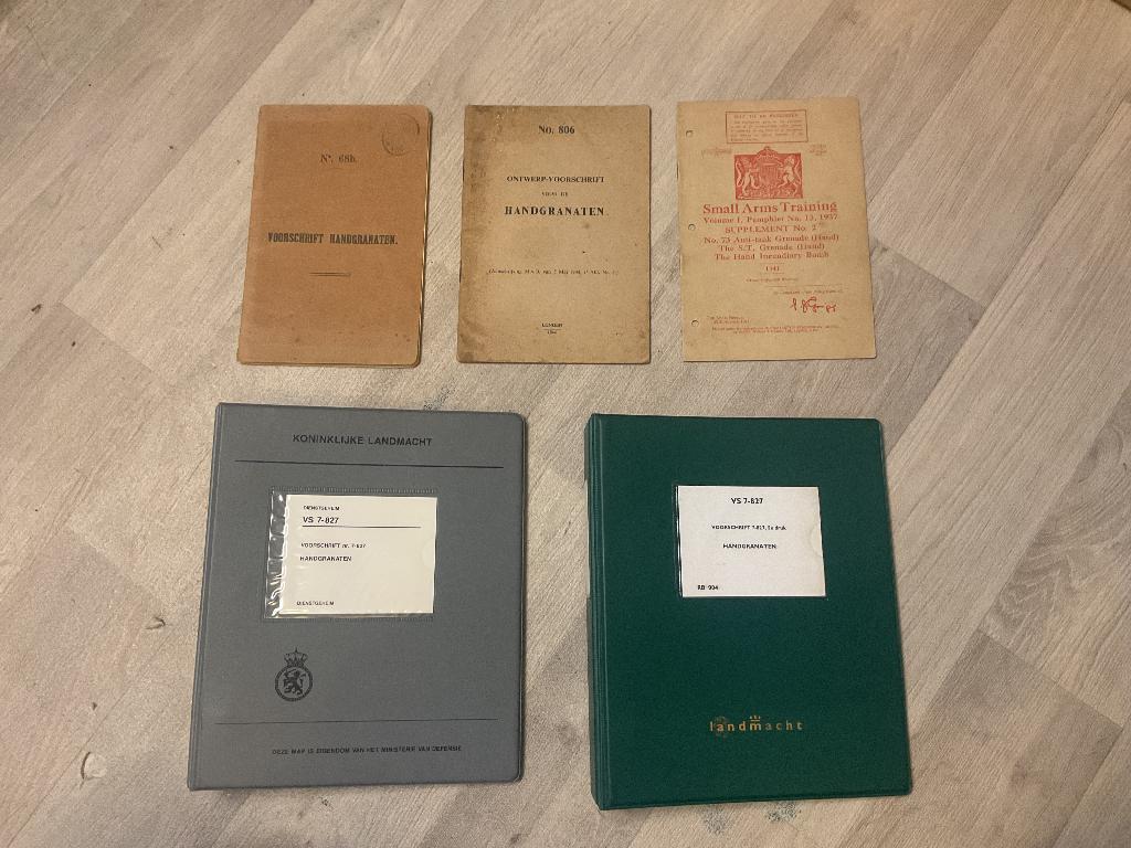 Nederlandse handgranaten grenades munitie ammunition, Ophalen of Verzenden, Landmacht, Nederland, Hulzen of Bodemvondsten