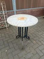Gietijzer Bistro Tuintafel, Tuin en Terras, Tuintafels, Ophalen, Gebruikt, Rond, Metaal
