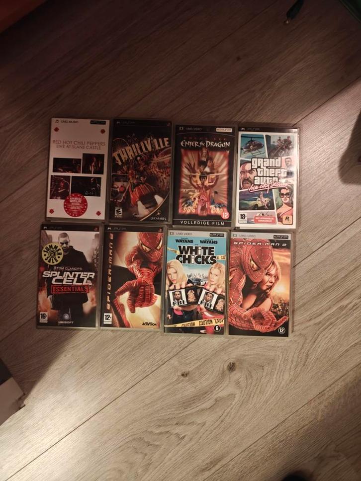 Red Hot Chili peppers, Bruce Lee zeldzaam en meer psp, Spelcomputers en Games, Games | Sony PlayStation Portable, Zo goed als nieuw