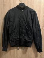 H&M x LOGG Heren Bomber Jacket – Zwart – Maat M, Zwart, H&M, Gedragen, Verzenden