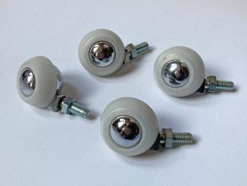 4x zwenkwielen met Diameter wiel 4 cm beschikbaar voor biedingen