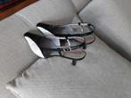 Salamander zwart/witte pump open hiel  37,5, Kleding | Dames, Schoenen, Pumps, Zwart, Ophalen of Verzenden, Zo goed als nieuw