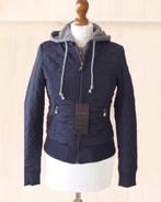 Gewatteerde jas tussenseizoen blauw/grijs, maat M (nieuw), Kleding | Dames, Jassen | Zomer, Maat 38/40 (M), Blauw, Selfie22, Nieuw