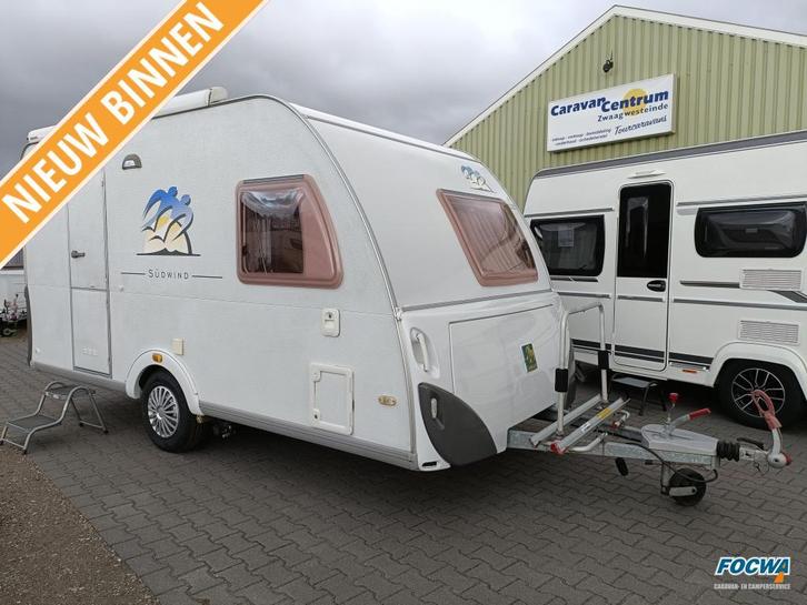 Knaus Sudwind 400 FD Mover Fransbed Zit Tent, Caravans en Kamperen, Caravans, Bedrijf, tot en met 4, 750 - 1000 kg, Treinzit, Knaus