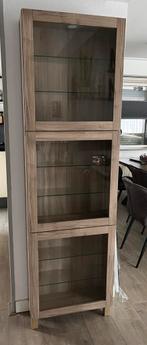 Besta vitrinekast 202 x 60 x 23 met verlichting, Huis en Inrichting, Kasten | Vitrinekasten, Ophalen, Met deur(en), 200 cm of meer
