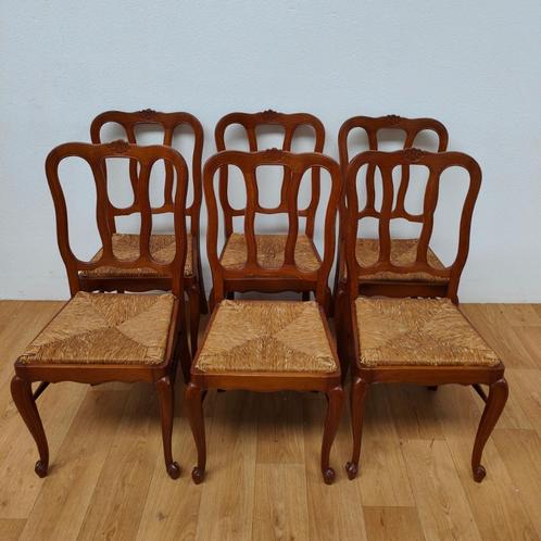 Vintage landelijke stoelen eettafelstoelen eetkamerstoelen 6, Huis en Inrichting, Stoelen, Gebruikt, Vijf, Zes of meer stoelen