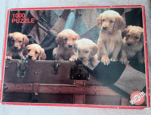 Hondjes (Favorit puzzel), Hobby en Vrije tijd, Denksport en Puzzels, Gebruikt, Legpuzzel, 500 t/m 1500 stukjes, Ophalen of Verzenden