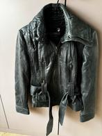 Vintage goosecraft jas leer maat L, Ophalen of Verzenden, Zo goed als nieuw, Maat 36 (S), Grijs