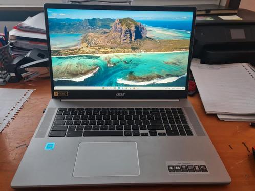 Acer chromebook 17,3 inch, Computers en Software, Chromebooks, Zo goed als nieuw, 16 inch of meer, 4 GB of minder, 64 GB, Qwerty