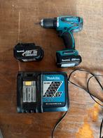 Makita Accu Boormachine + 2 Accu's & Lader, Doe-het-zelf en Verbouw, Gereedschap | Boormachines, Ophalen, Zo goed als nieuw, Boor- en Schroefmachine
