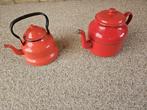 Koffie- en theepot, Antiek en Kunst, Antiek | Emaille, Ophalen of Verzenden