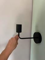 Zwarte wandlamp - nieuw, Ophalen of Verzenden, Zo goed als nieuw