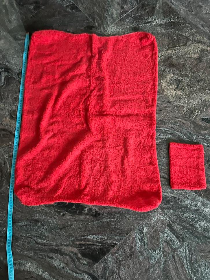 Vintage Baby Beddengoed Alpe du Zes, Kinderen en Baby's, Kinderkamer | Beddengoed, Gebruikt, Overige typen, Rood, Jongetje of Meisje