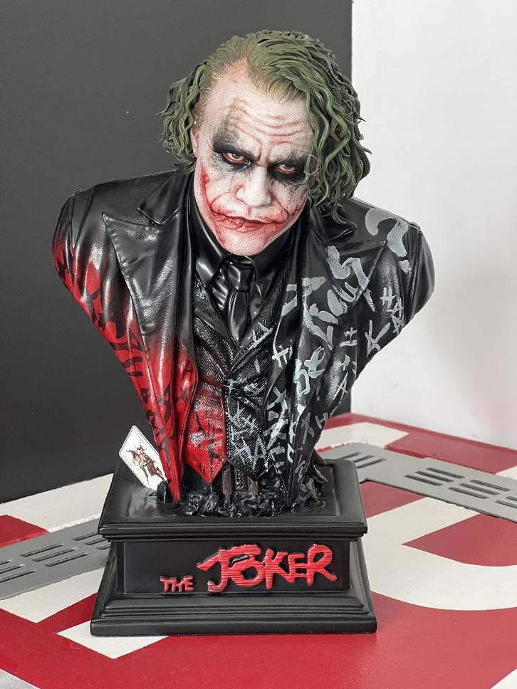 Blitzway Batman the Joker 1/3 bust statue Heath Ledger, Verzamelen, Poppetjes en Figuurtjes, Zo goed als nieuw, Ophalen of Verzenden