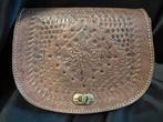 Lederen marokkaanse schoudertas / cross body bag, Verzenden, Nieuw, Bruin, Leer