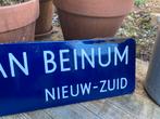 Email straatnaambord.Eduard van Beinumstraat, Antiek en Kunst, Antiek | Emaille, Ophalen of Verzenden