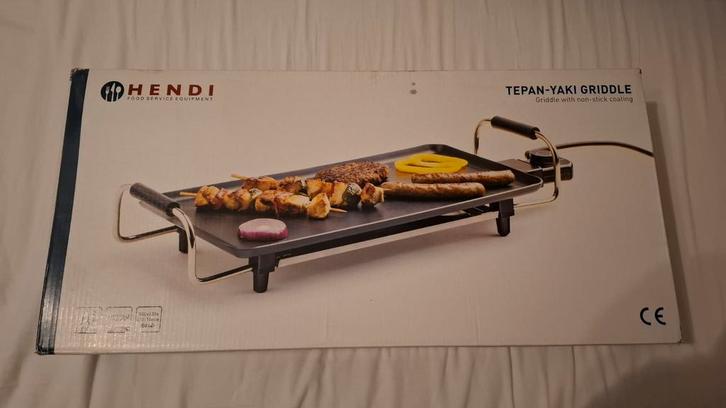 hendi tepan-yaki gril, Witgoed en Apparatuur, Grillplaten, Nieuw, Tafelgrill, Ophalen of Verzenden