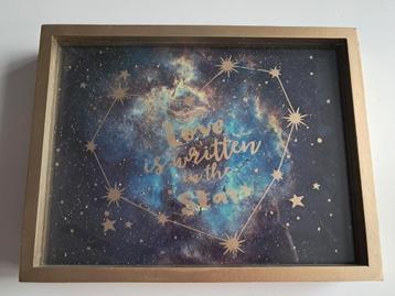 Lichtgevende decoratie - Love is written in the stars beschikbaar voor biedingen