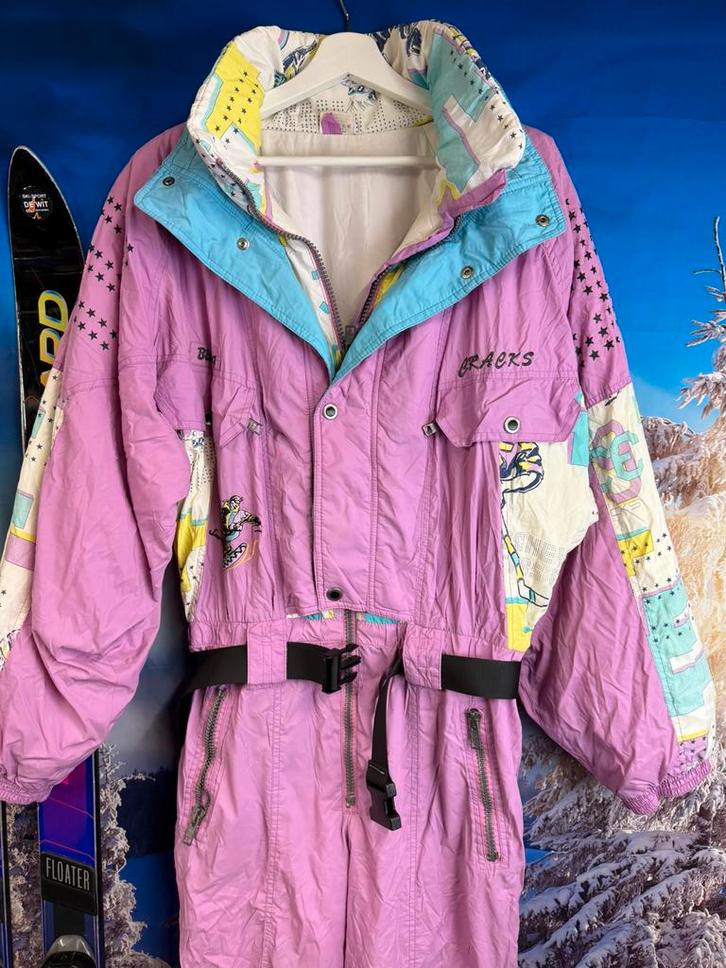 Vintage Fout Skipak van Biting maat 50 / XXL, Kleding | Dames, Wintersportkleding, Zo goed als nieuw, Pak, Maat 46/48 (XL) of groter