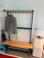 Garderobebank met tassen en schoenenrek, Ophalen, Overige materialen, 100 tot 150 cm, Overige typen
