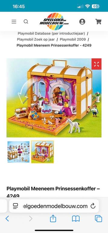 Playmobil Prinsessenkoffer 4249 beschikbaar voor biedingen