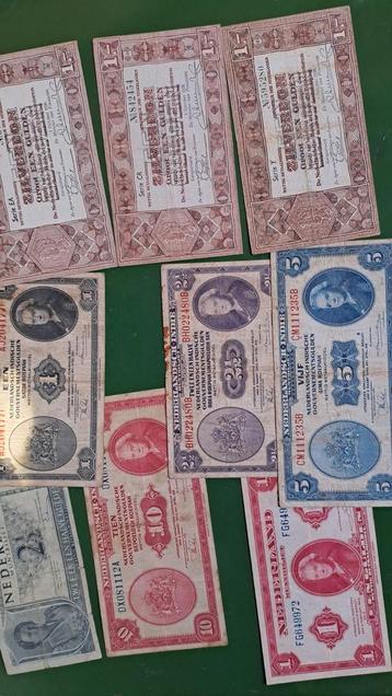 Oude Bankbiljetten en Zilverbonnen Collectie beschikbaar voor biedingen