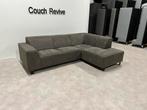 GRATIS LEVERING Z.G.A.N microleer hoekbank 255x180 Gereinigd, Huis en Inrichting, Ophalen of Verzenden, Zo goed als nieuw, 150 cm of meer