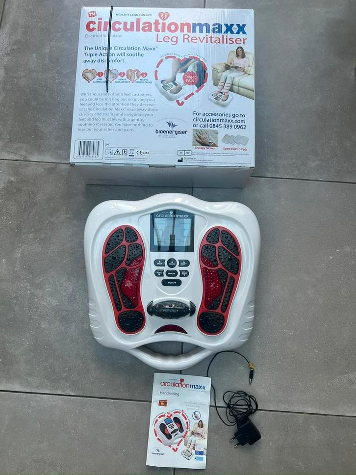 CIRCULATION MAXX BLOED CIRCULATIE APPARAAT SPIER SIMULATIE, Sport en Fitness, Massageproducten, Zo goed als nieuw, Apparaat, Ophalen of Verzenden