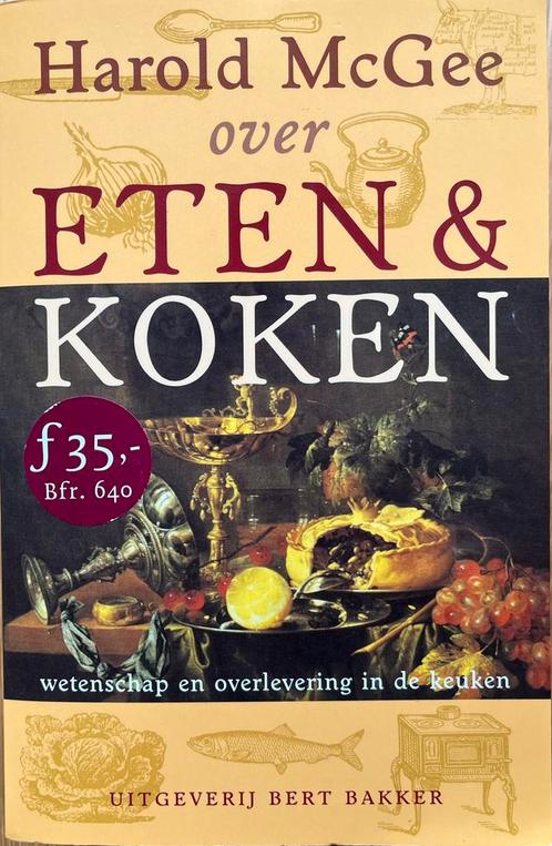 Harold MacGee - Over eten en koken, Boeken, Kookboeken, Zo goed als nieuw, Ophalen of Verzenden