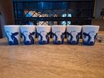 6 mokken zonder oor met koeien afbeelding, Nieuw, Ophalen of Verzenden, Overige stijlen, Kop(pen) en/of Schotel(s)