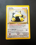 1st edition Snorlax 27/64 pokémonkaart, Ophalen of Verzenden, Zo goed als nieuw, Losse kaart