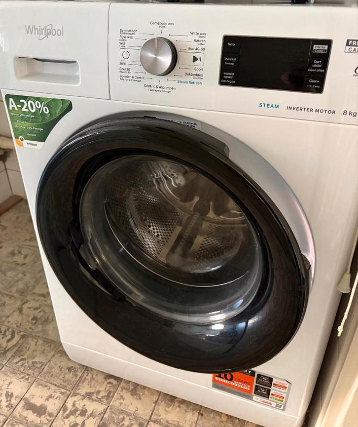 Wasmachine Whirlpool FFB 8469 voorbelading 8kg 1400 RPM, Witgoed en Apparatuur, Wasmachines, Zo goed als nieuw, Voorlader, 8 tot 10 kg