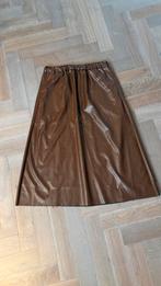 ZENGGI imitatieleren rok., Zenggi, Bruin, Maat 42/44 (L), Ophalen of Verzenden