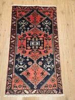 Handgeknoopt perzisch tapijt hamadan 133x71, Info@SlatsAntiek.nl, Gebruikt, 100 tot 150 cm, Perzisch