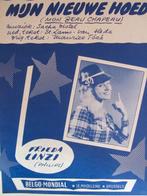 MIJN NIEUWE HOED **Oude Bladmuziek uit 1960**, Ophalen of Verzenden, Gebruikt, Artiest of Componist, Overige genres