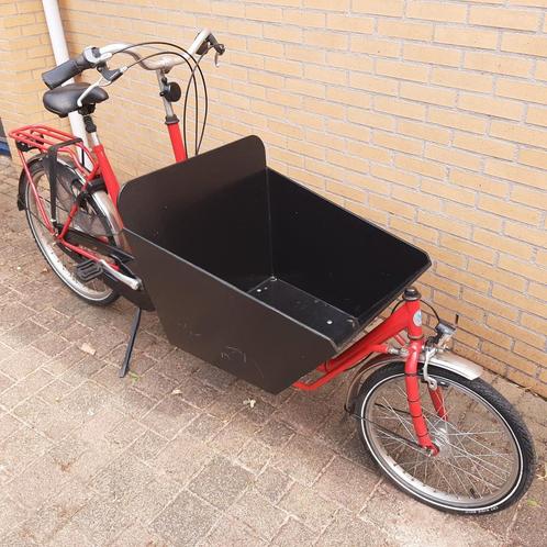 Bakfiets + huif + maxicosi houder, Fietsen en Brommers, Fietsen | Bakfietsen, Gebruikt, Overige merken, Huif, Ophalen