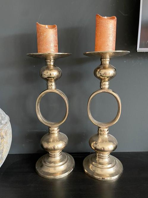 Riverdale Lily kandelaar goud 4x, Huis en Inrichting, Woonaccessoires | Kandelaars en Kaarsen, Nieuw, Ophalen of Verzenden
