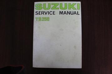 Suzuki TS250 1976 motorcycle service manual TS 250  beschikbaar voor biedingen